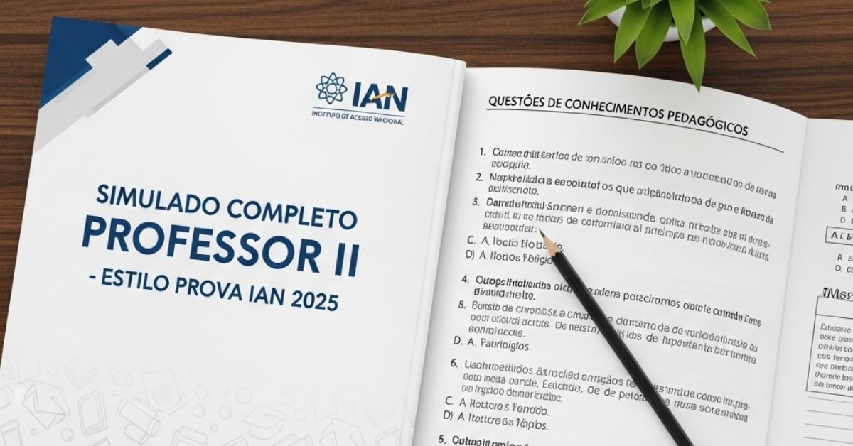 Simulado Completo Professor II – Estilo Prova IAN 2025 - Edueduca ...