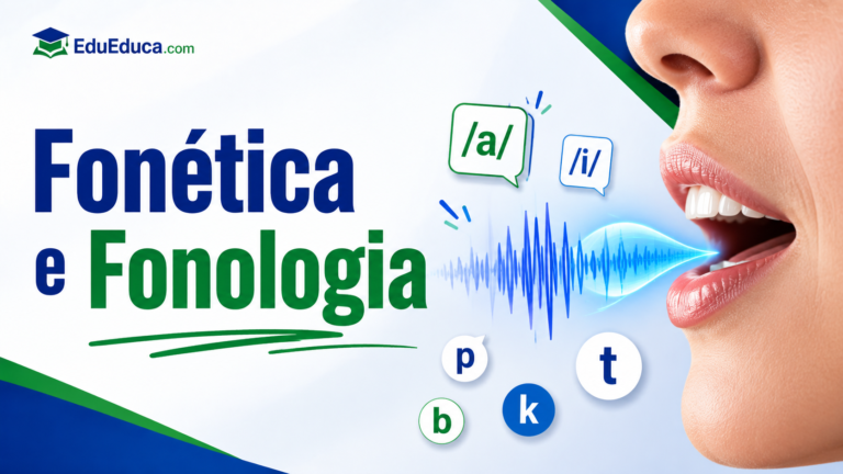 Imagem de destaque do artigo sobre acentuação gráfica com identidade visual do EduEduca