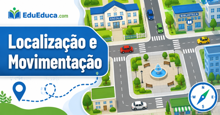 Atividade de localização e movimentação para estudantes do 4º ano