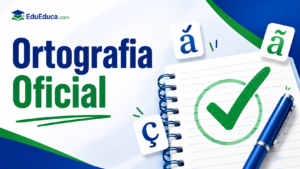 Imagem de destaque do artigo sobre classes de palavras com identidade visual do EduEduca