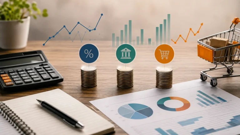 CDI, Selic e IPCA representados por indicadores financeiros e gráfico