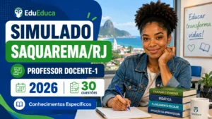 Segundo simulado IBAM Professor Docente-1 Saquarema 2026 com 30 questões inéditas