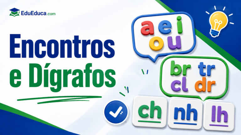 Imagem de destaque do artigo sobre uso do hífen com identidade visual do EduEduca