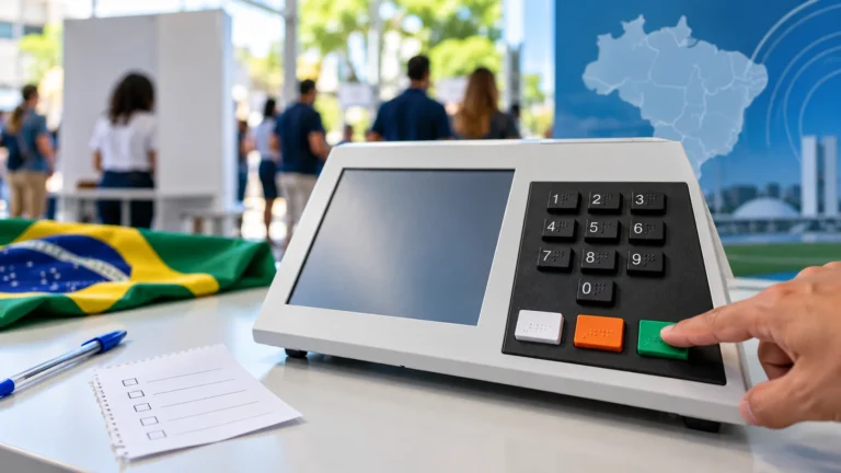 Como votar nas Eleições 2026 hoje: urna eletrônica, horário e ordem de votação